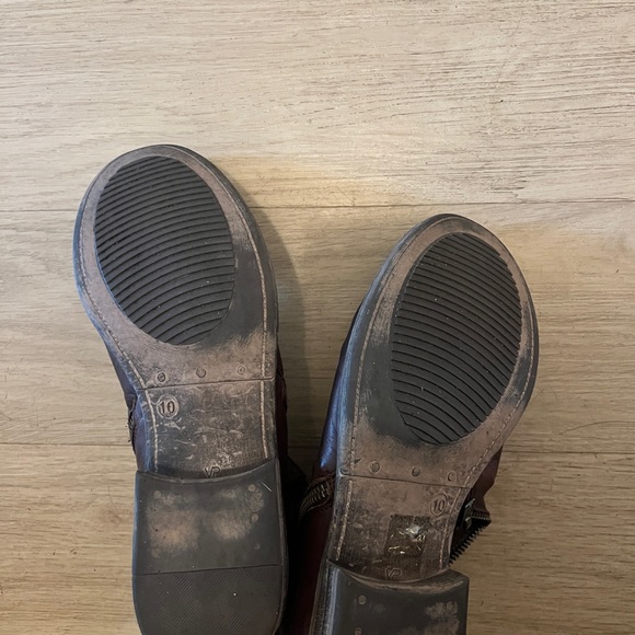 Miz Mooz Brown LunaLeather Ankle Boots-Brandy 10 women - Picture 4 of 4